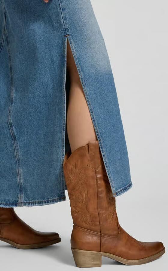 Levi's Jeans rok ICONIC LONG SKIRT in five-pocketsstijl - Foto 11
