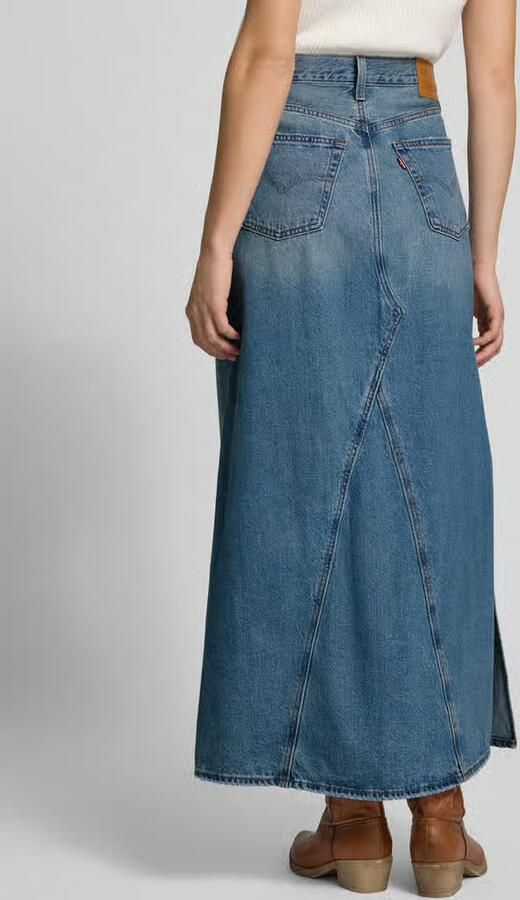 Levi's Jeans rok ICONIC LONG SKIRT in five-pocketsstijl - Foto 13