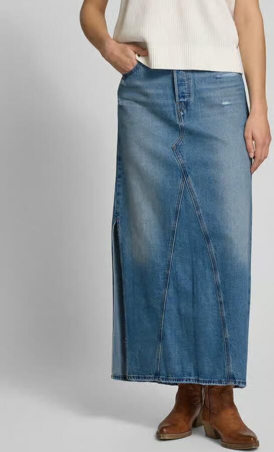 Levi's Jeans rok ICONIC LONG SKIRT in five-pocketsstijl - Foto 12