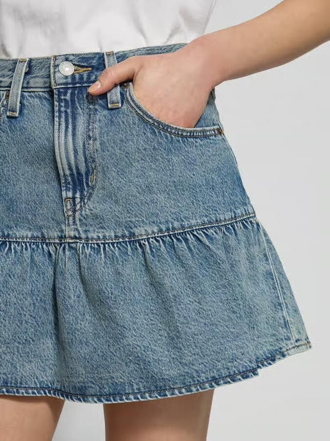 Levi's Jeansrok in laagjeslook. model 'FLOUNCE' - Foto 2