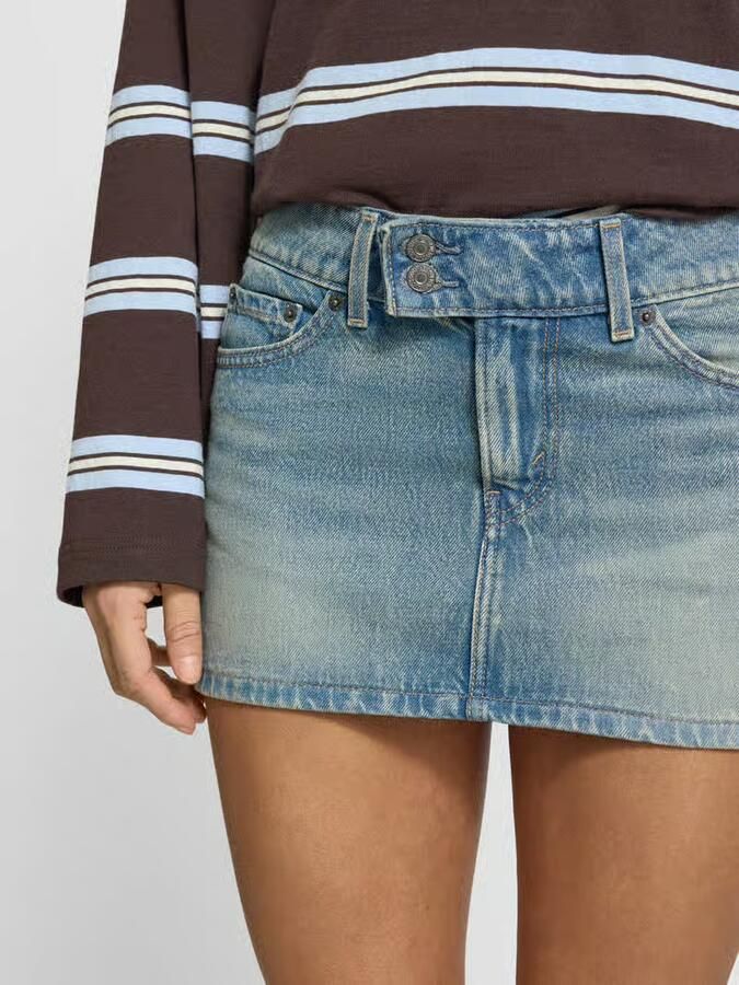 Levi's Jeansrok in used-look met steekzakken - Foto 2