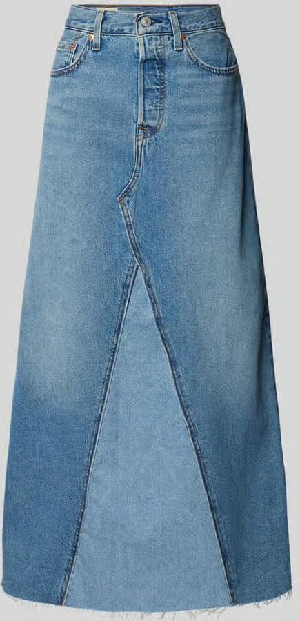Levi's Jeans rok ICONIC LONG SKIRT in five-pocketsstijl - Foto 8