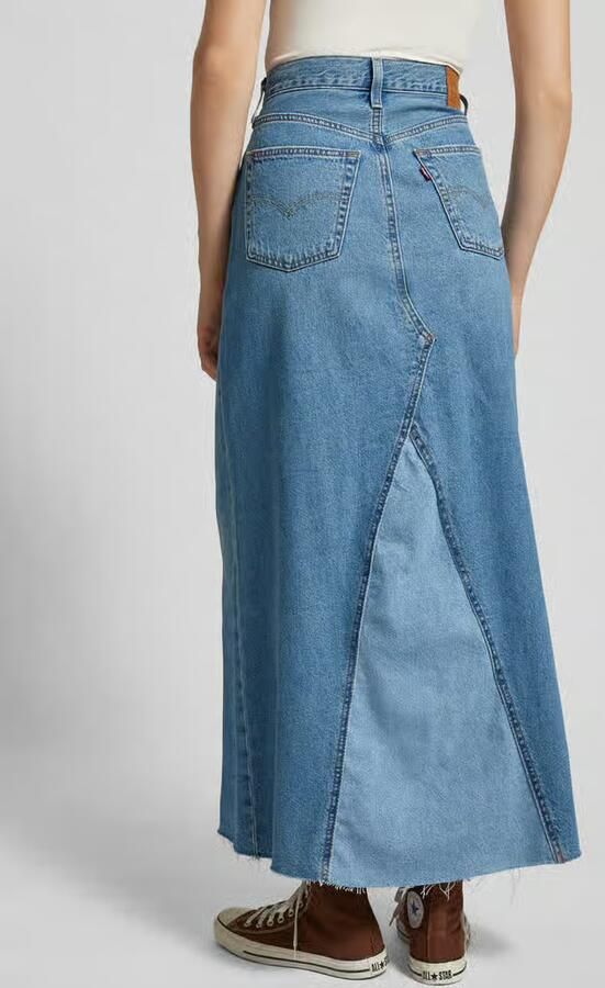 Levi's Jeans rok ICONIC LONG SKIRT in five-pocketsstijl - Foto 3