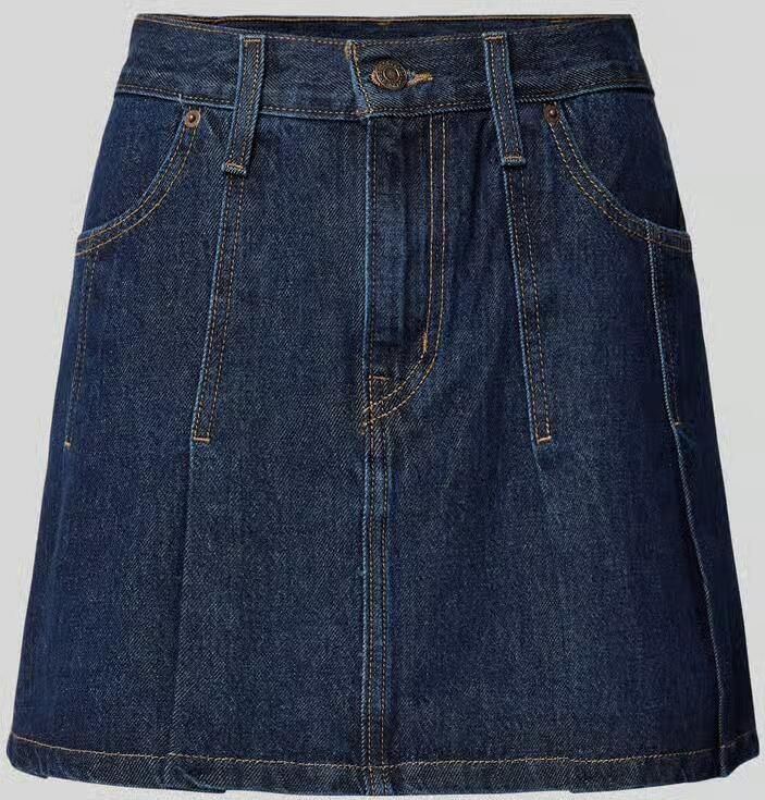 Levis LEVI'S Denim Pleated Skirt Blue- Dames Blue - Foto 2