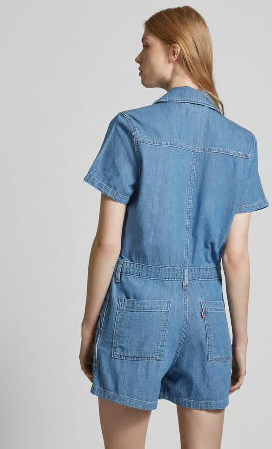 Levi's Jumpsuit met knoopsluiting en borstzak - Foto 3