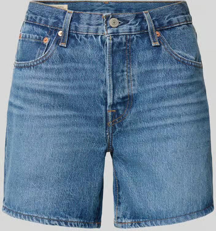 Levi's Jeansshort 501 Short Long Met knoopsluiting en omslagzoom - Foto 2