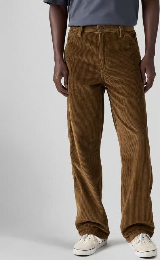 Levi's Loose fit corduroy broek met cargozakken - Foto 2