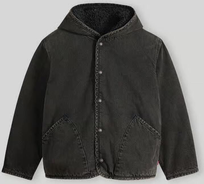 Levi's Loose fit jack van denim met capuchon en binnenvoering