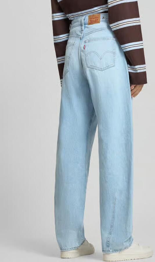 Levi's Wide leg jeans van puur katoen in 5-pocketmodel