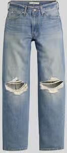 Levi's loose fit jeans van pure katoen in destroyed-look - Foto 5