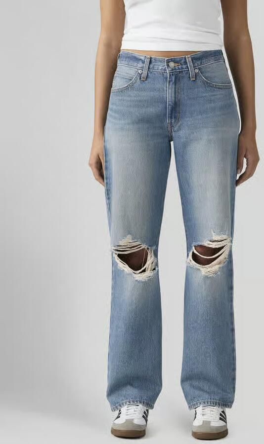 Levi's loose fit jeans van pure katoen in destroyed-look - Foto 2