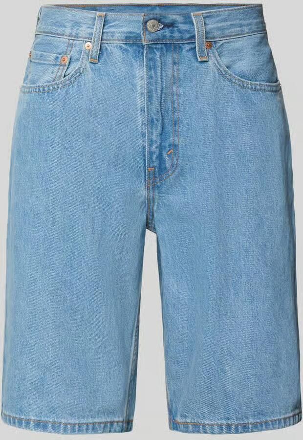 Levi's loose fit korte jeans van puur katoen model '469' - Foto 2