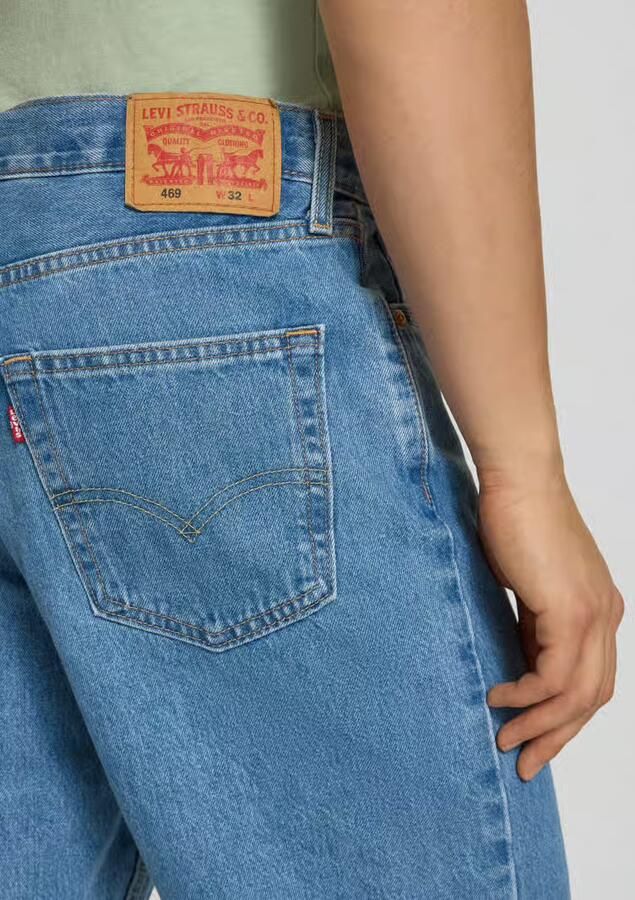 Levi's loose fit korte jeans van puur katoen model '469'
