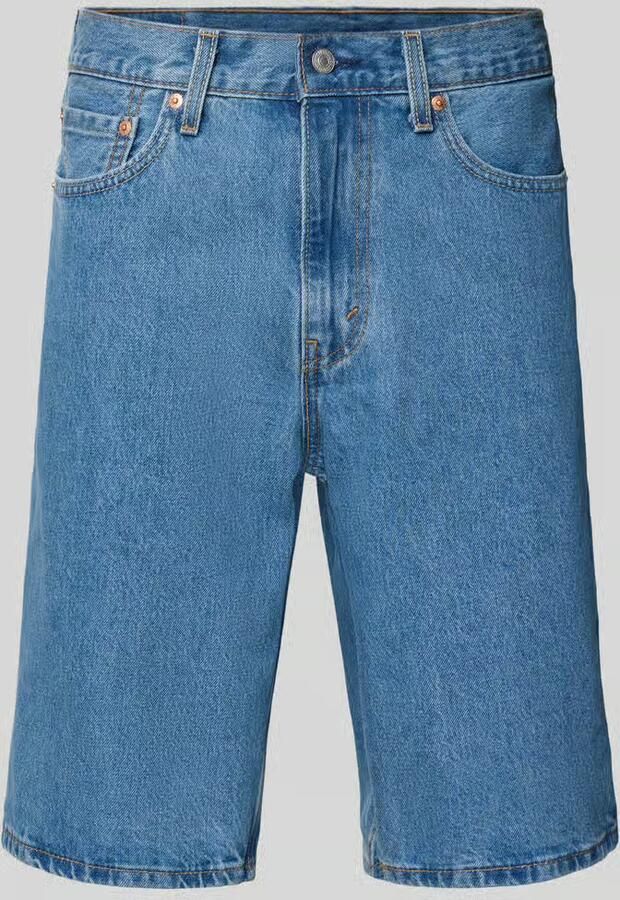 Levi's loose fit korte jeans van puur katoen model '469' - Foto 2