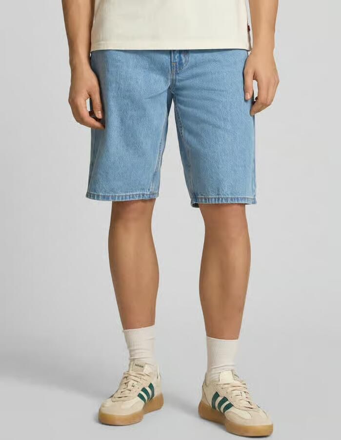 Levi's loose fit korte jeans van puur katoen model '469' - Foto 2