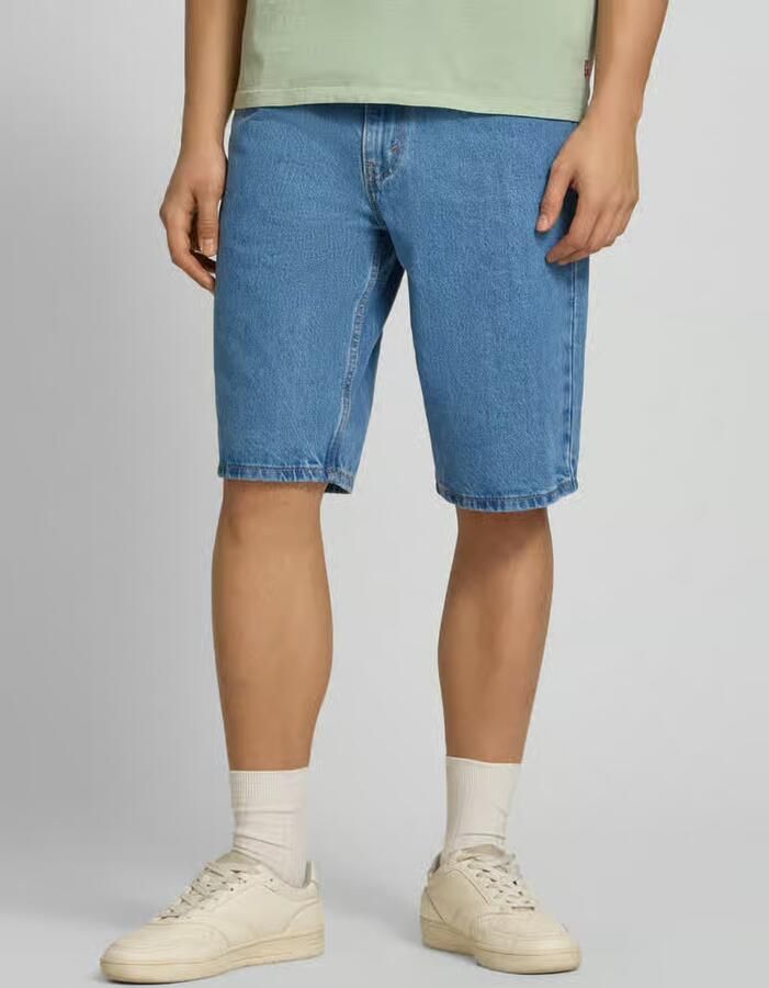 Levi's loose fit korte jeans van puur katoen model '469' - Foto 2