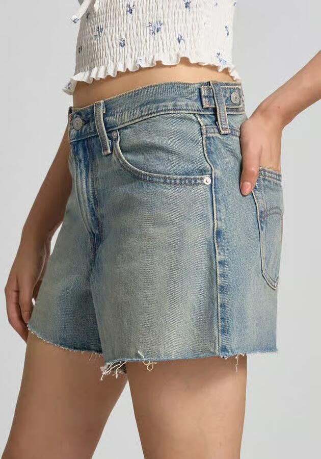Levi's Loose fit korte jeans van puur katoen model 'CINCH' - Foto 2