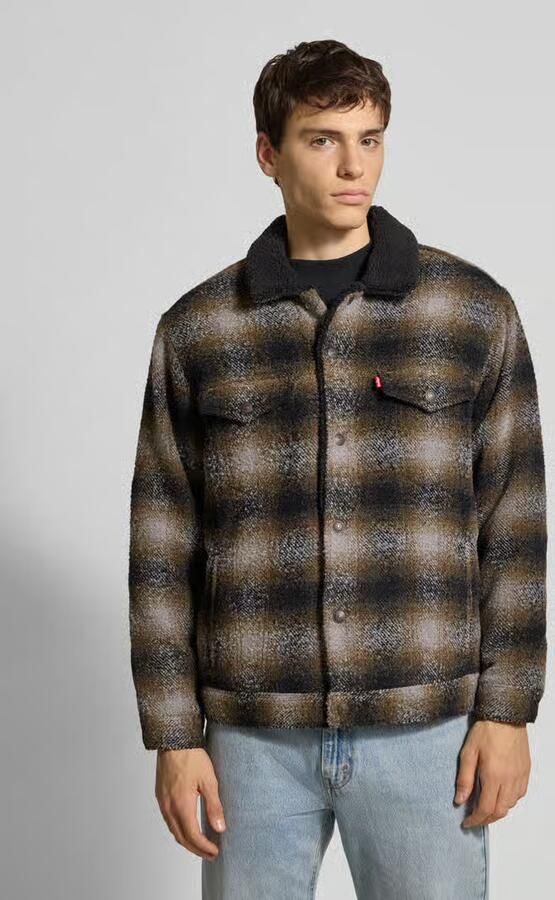Levi's Loose fit overhemdjack met wol Model 'James' - Foto 2