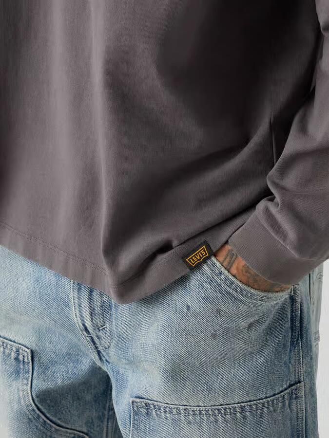 Levi's Loose fit shirt met lange mouwen van puur katoen
