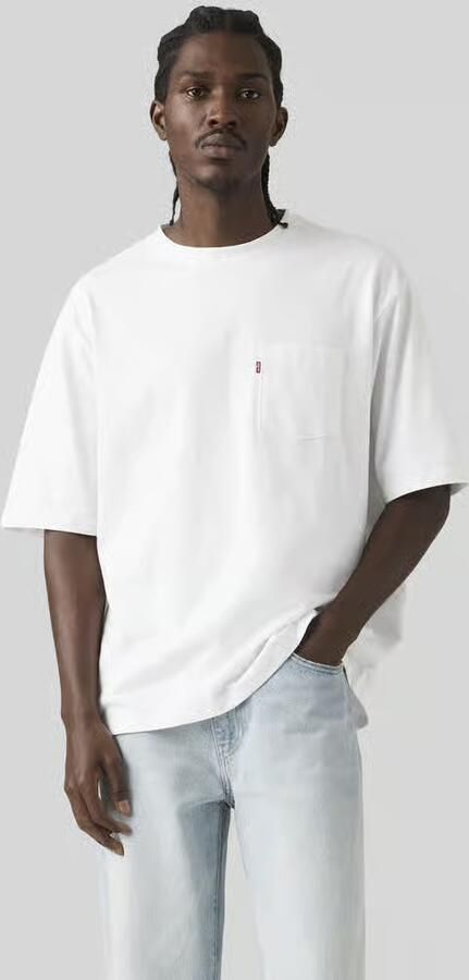 Levi's Loose fit t-shirt met borstzak van puur katoen - Foto 2