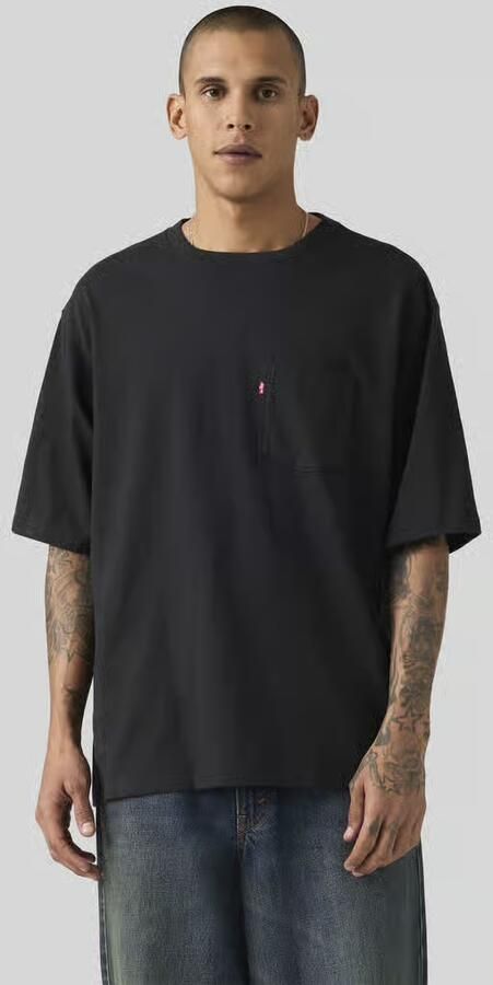 Levi's T-shirt met borstzak en labeldetail - Foto 3