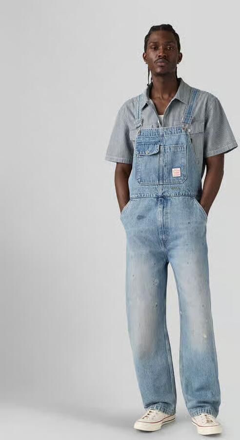 Levi's Loose fit tuinbroek van puur katoen model 'DIVING DUC' - Foto 3