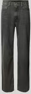 Levis LEVI'S 565 Relaxed Straight Leg Jeans Zwart- Heren Zwart - Foto 2