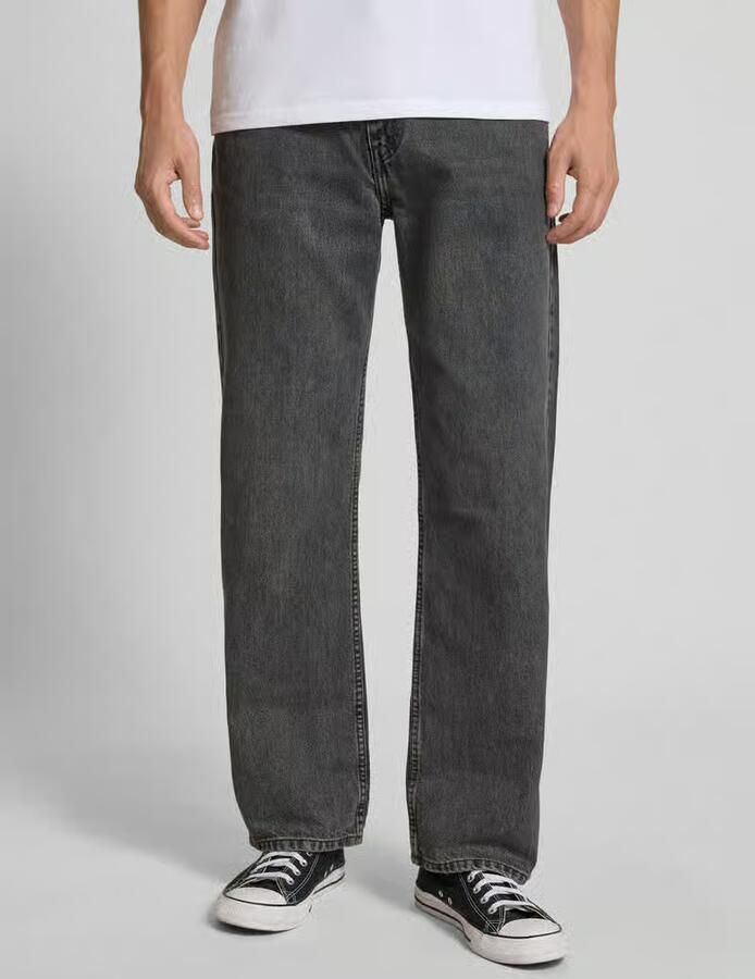 Levis LEVI'S 565 Relaxed Straight Leg Jeans Zwart- Heren Zwart - Foto 4
