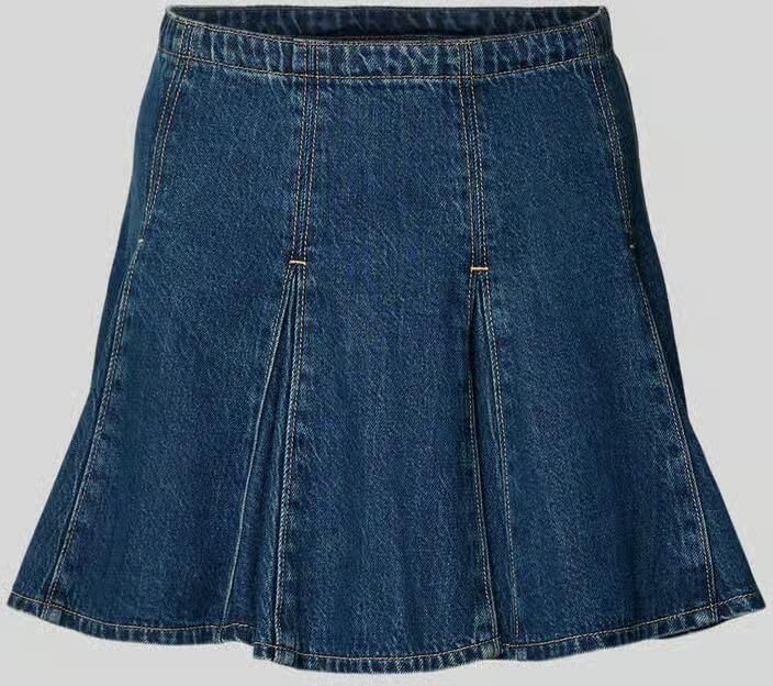 Levi's mini-jeansrok van mix van katoen en lyocell model 'GODET' - Foto 2