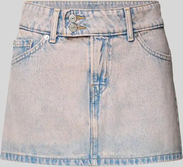 Levis LEVI'S Superlow Skirt Blauw- Dames Blauw - Foto 2