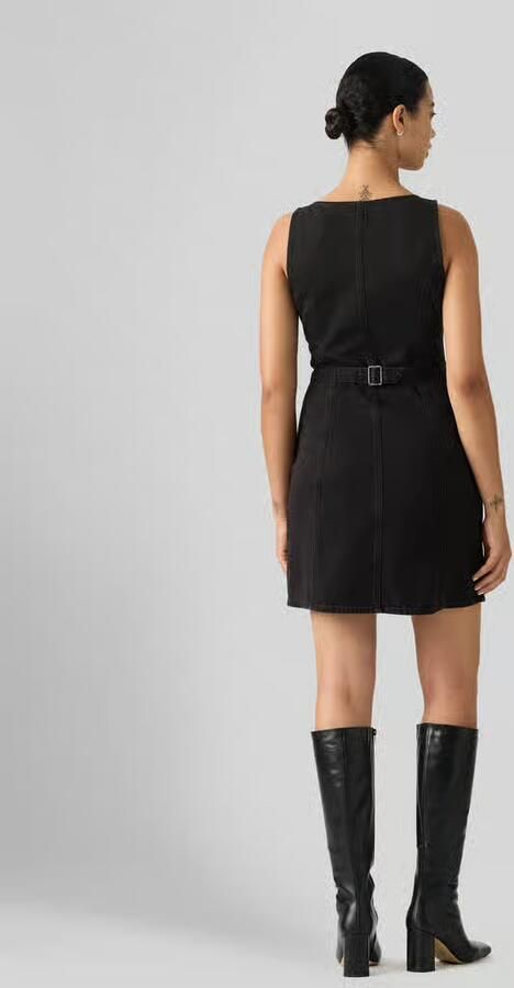 Levi's Mini-vrijetijdsjurk van puur katoen met knoopsluiting - Foto 3