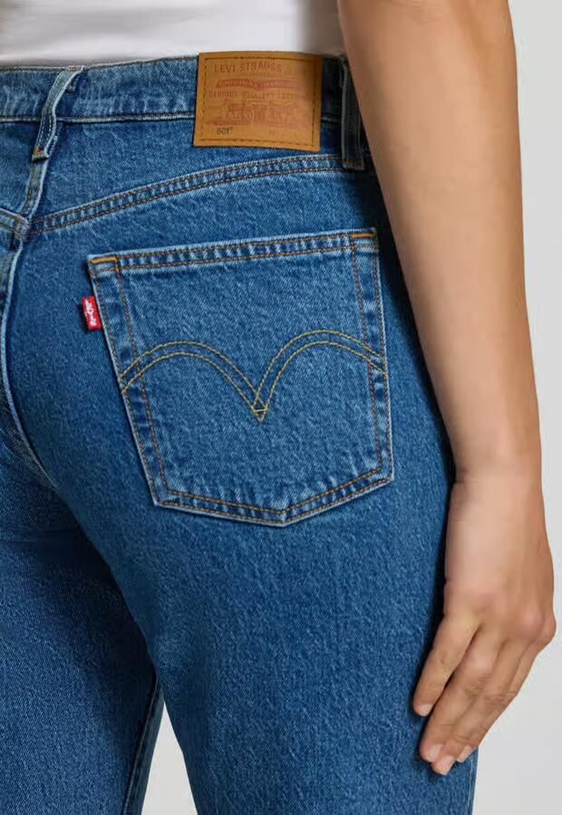 Levi's mom fit jeans van katoenmix model '501 ' - Foto 2