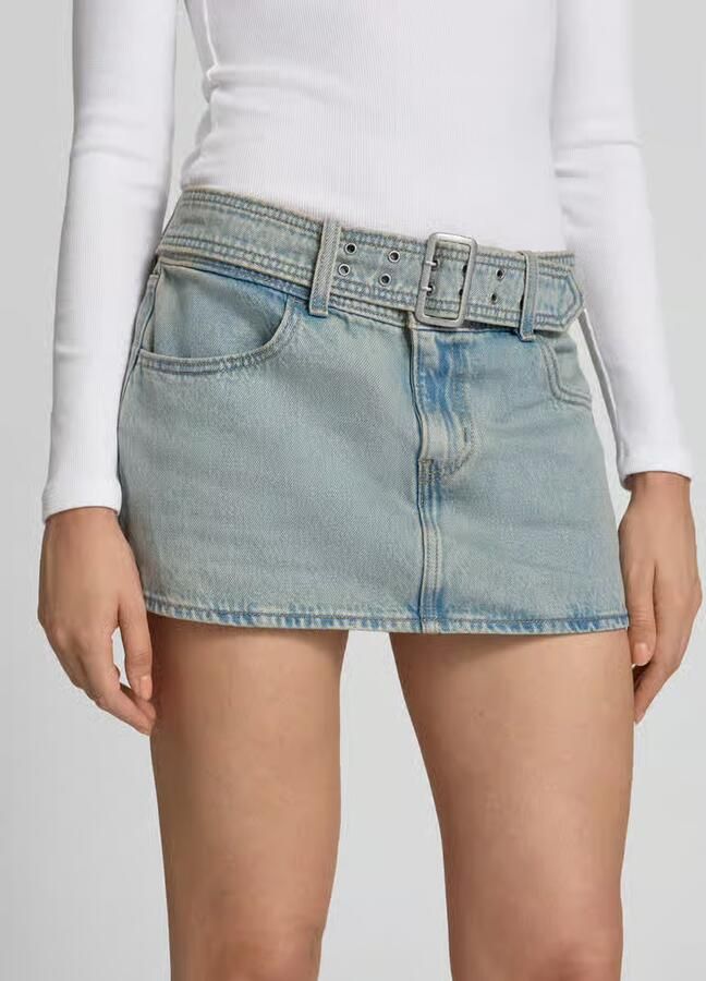Levi's Nauwsluitende jeansrok van puur katoen - Foto 2
