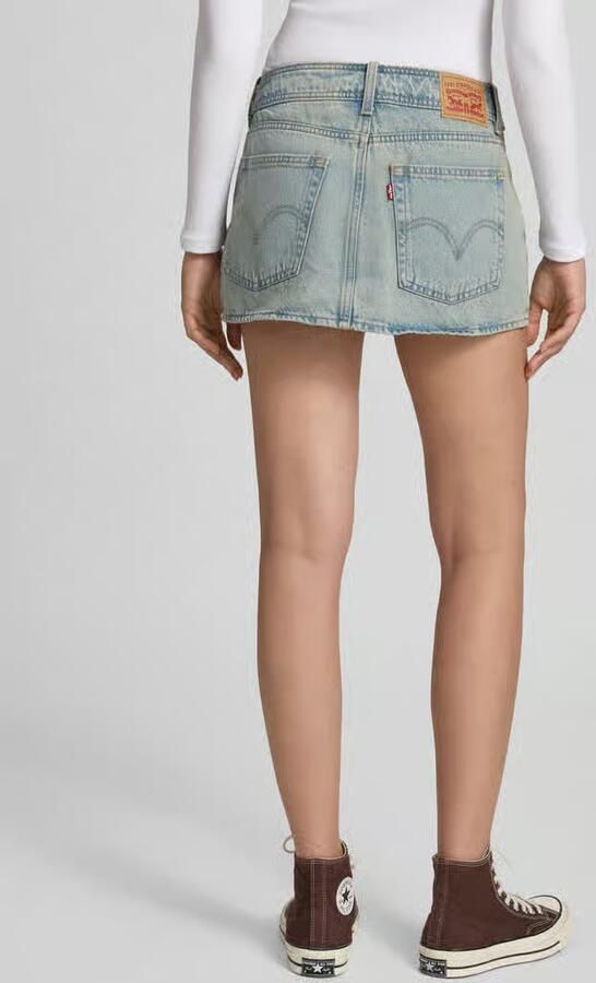 Levi's Nauwsluitende jeansrok van puur katoen - Foto 2