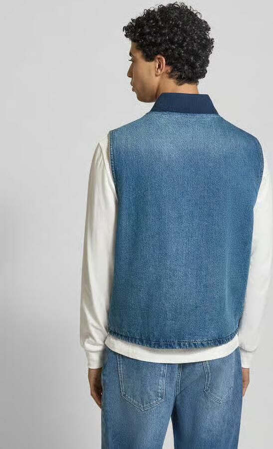 Levi's regular fit bodywarmer in denim-look model 'Sansome'