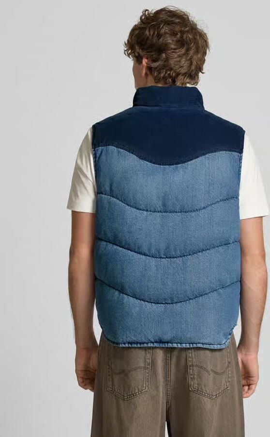 Levi's Regular fit bodywarmer in denimlook model 'Wild West'