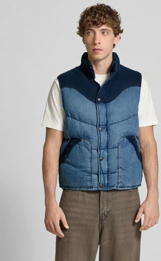 Levi's Regular fit bodywarmer in denimlook model 'Wild West' - Foto 2