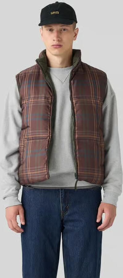 Levi's Regular fit bodywarmer met aan twee kanten draagbaar - Foto 2