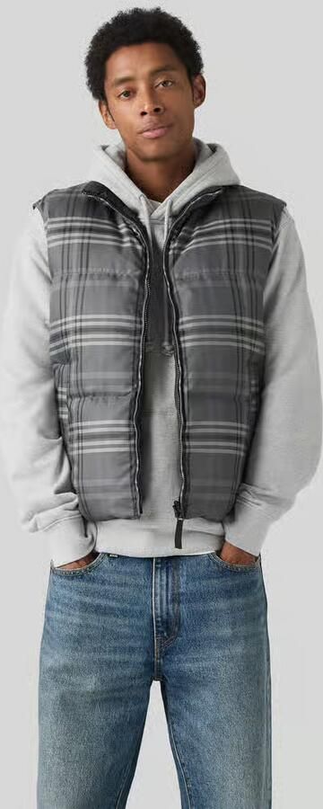 Levi's Regular fit bodywarmer met aan twee kanten draagbaar - Foto 3