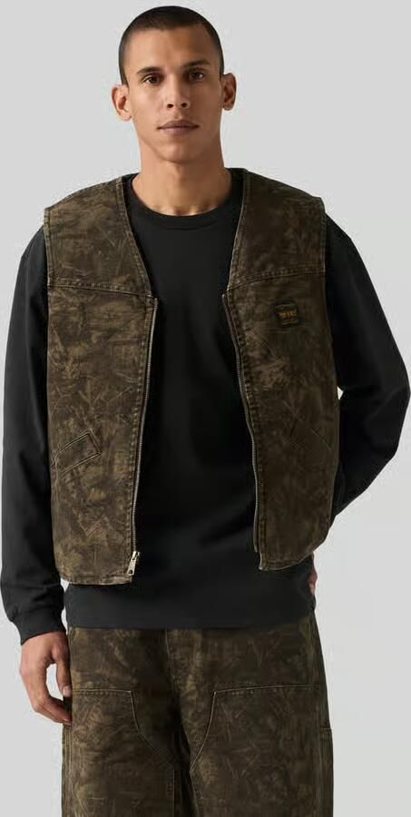 Levi's Regular fit bodywarmer van puur katoen model 'SARATOGA' - Foto 2