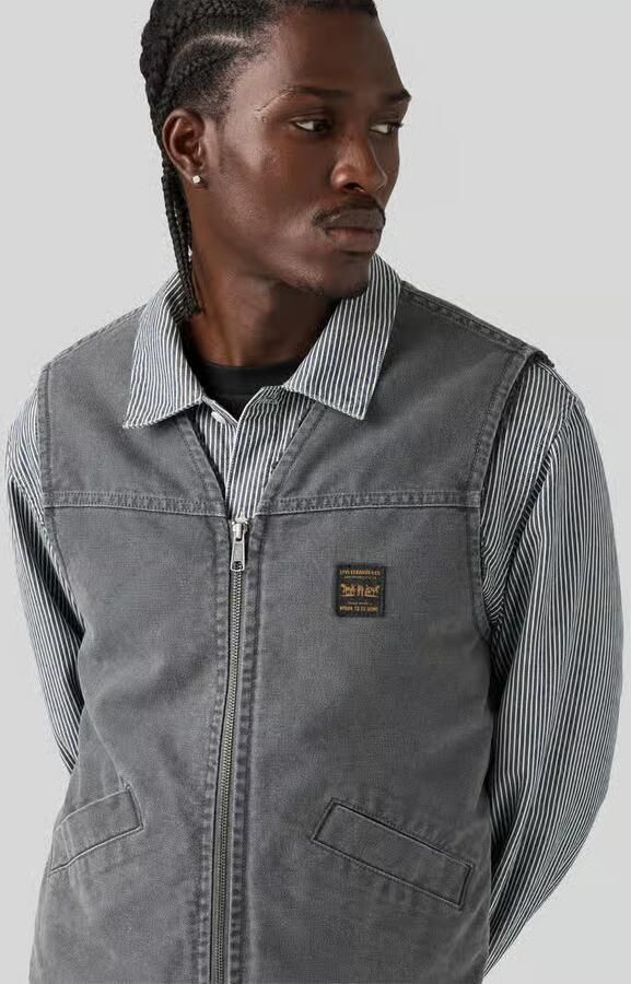 Levi's Regular fit bodywarmer van zuivere katoen model 'SARATOGA'