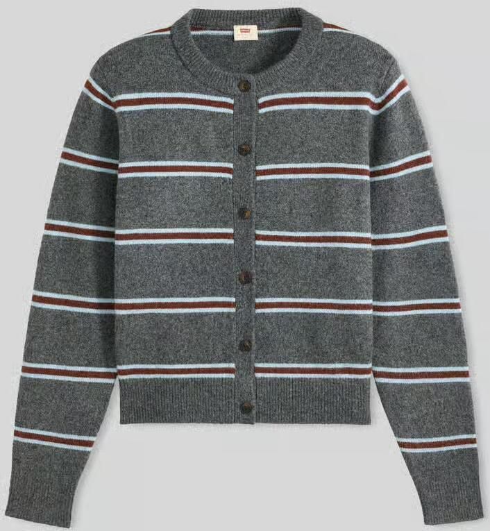 Levi's Sweater Levis Claire Ls Cardigan Devin Stripe Heather