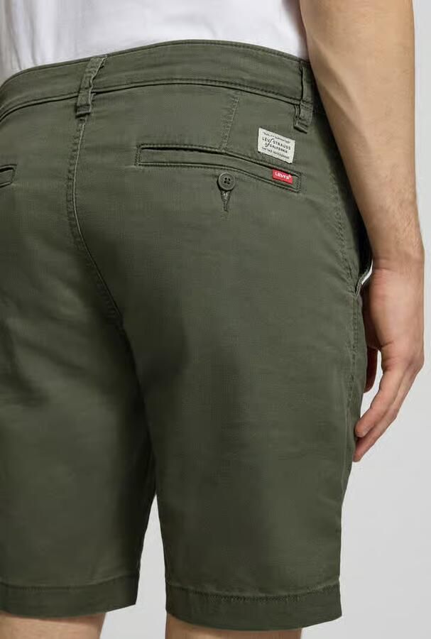 Levi's regular fit chino-shorts van katoenmix