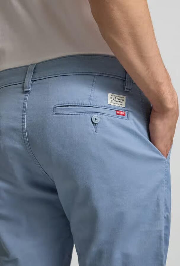 Levi's regular fit chino-shorts van katoenmix