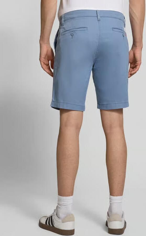 Levi's regular fit chino-shorts van katoenmix