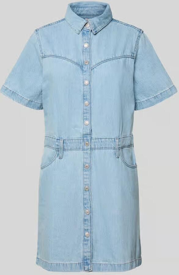 Levi's Regular fit denimjurk van puur katoen - Foto 5