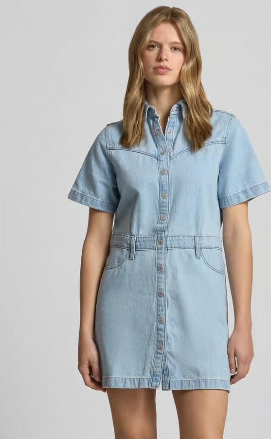 Levi's Regular fit denimjurk van puur katoen - Foto 6