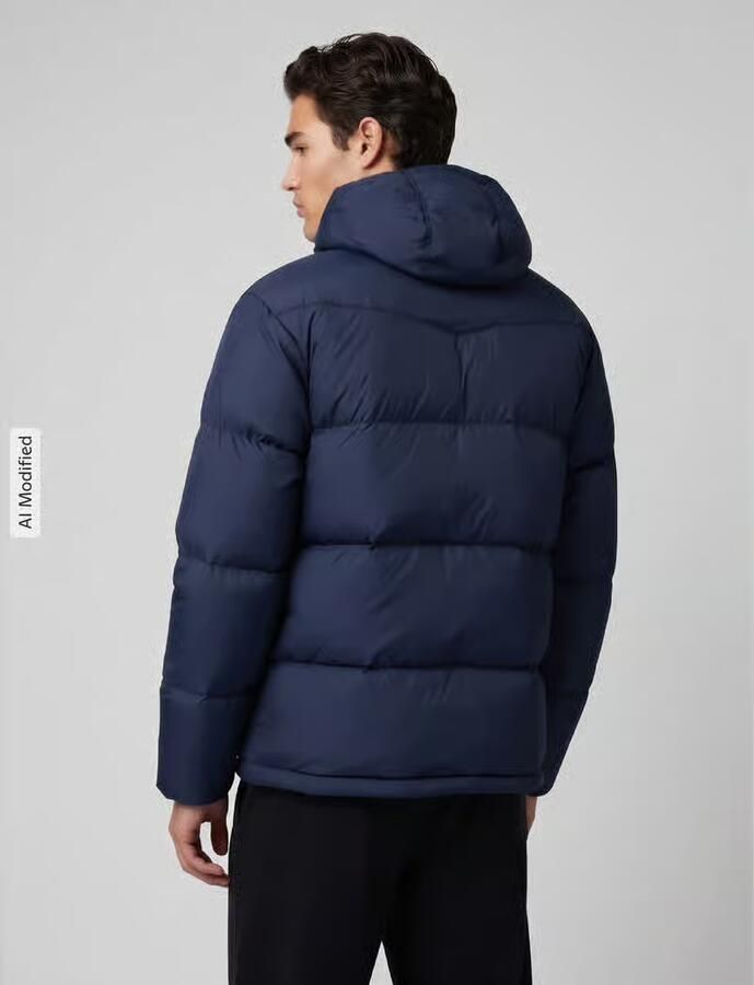 Levi's Regular fit donsjack met labelpatch - Foto 3