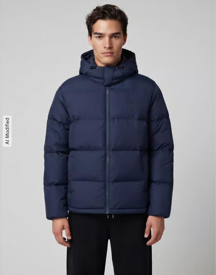 Levi's Regular fit donsjack met labelpatch - Foto 2