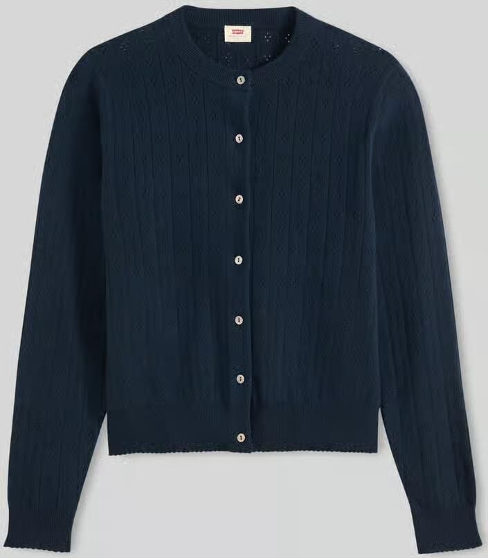 Levi's Regular fit gebreid jack van katoenmix
